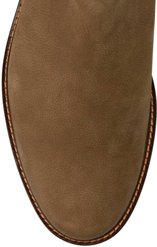 Manfield - Chelsea Boots - Taupe - Nubuck