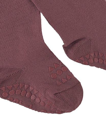 GoBabyGo Krabbelstrumpfhose - Misty Plum