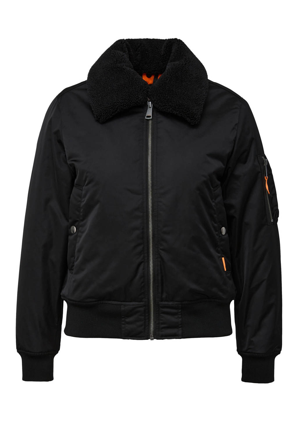 s.Oliver bomberjack winter zwart