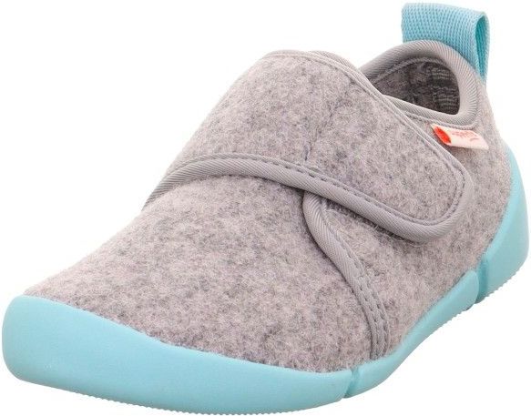 Superfit - VENTI WMS - Pantoffels - Lichtgrijs/mint - Wijd