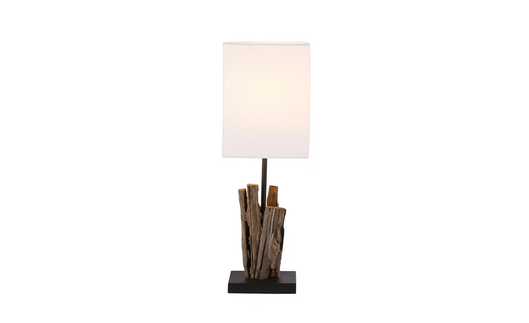 Paul Neuhaus Tischlampe mit Fuß aus Treibholz