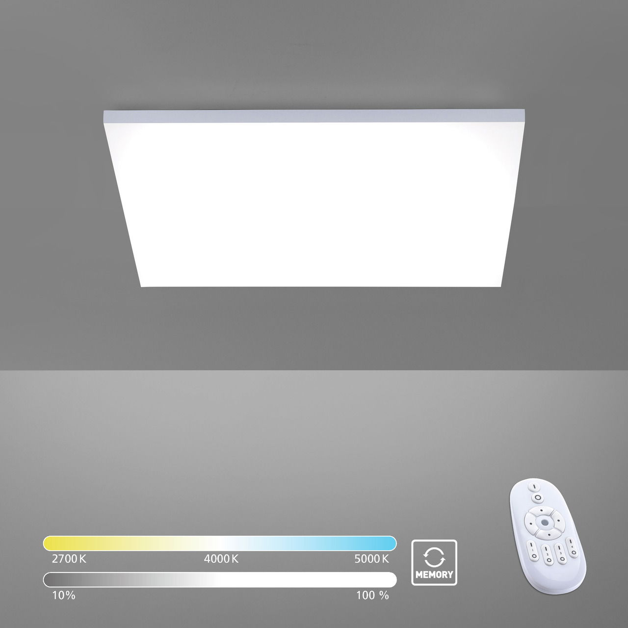 Just Light Deckenleuchte FRAMELESS
