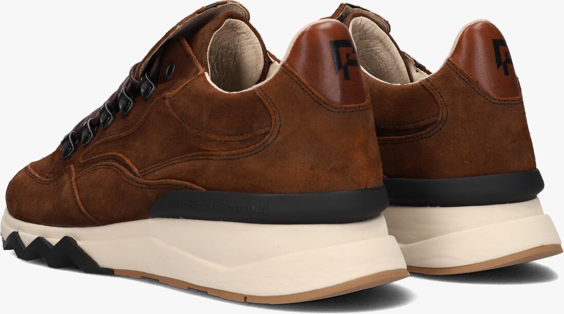 FLORIS VAN BOMMEL cognac floris van bommel lage sneakers sfm-10135
