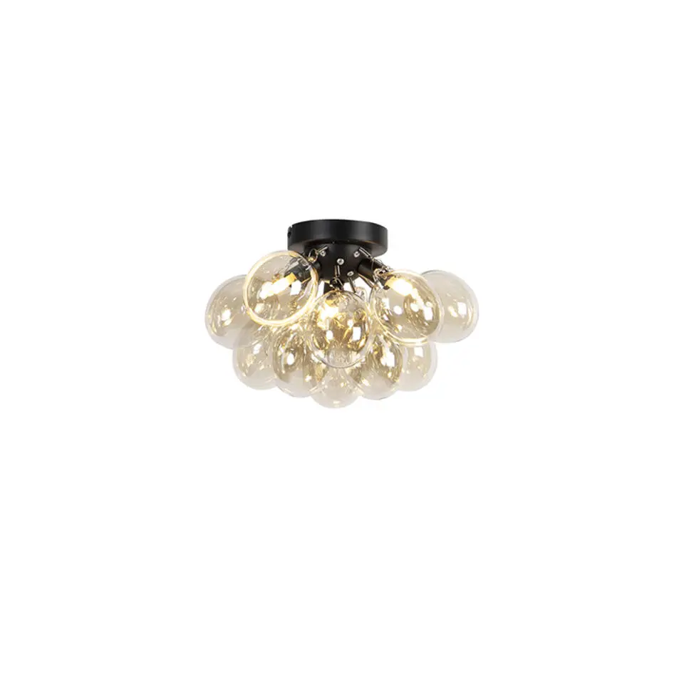 Qazqa plafondlampen uvas goudkleurig g9