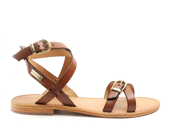 Les tropeziennes nu pieds plats femme hepana f marron
