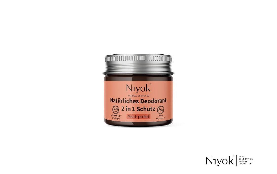 Deo Crème 2in1 Anti-Transpirant Peach perfect 40 mlNatürliches Deo mit einem Duft von Pfirsich und Aprikose und mit hautschonendem Shea Butter