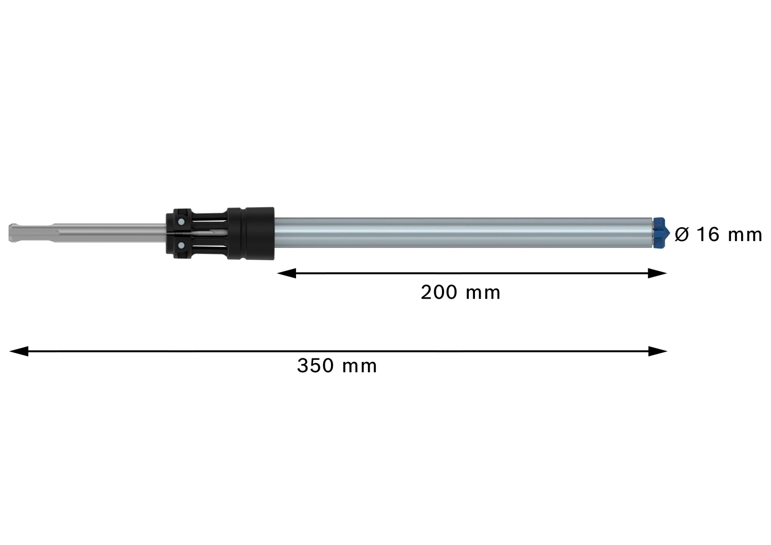 Bosch 2608901772 EXPERT Hamerboor SDS Clean SDS plus-8X - 16x200x350mm