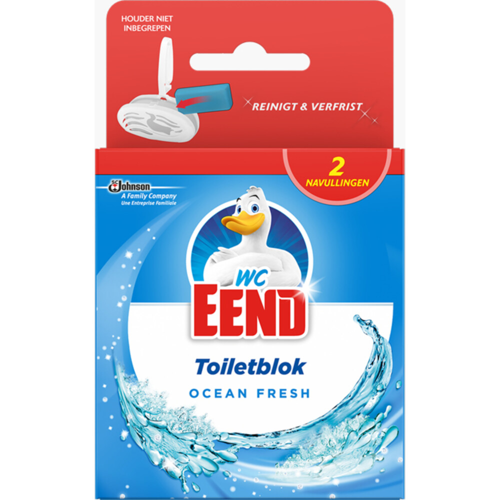 WC Eend Toiletblok Navul Duo Ocean Fresh80 GR