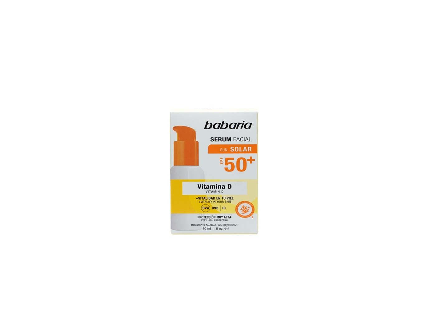 SERUM FACIAL BABARIA SOLAR VITAMINA D 30ML SPF50