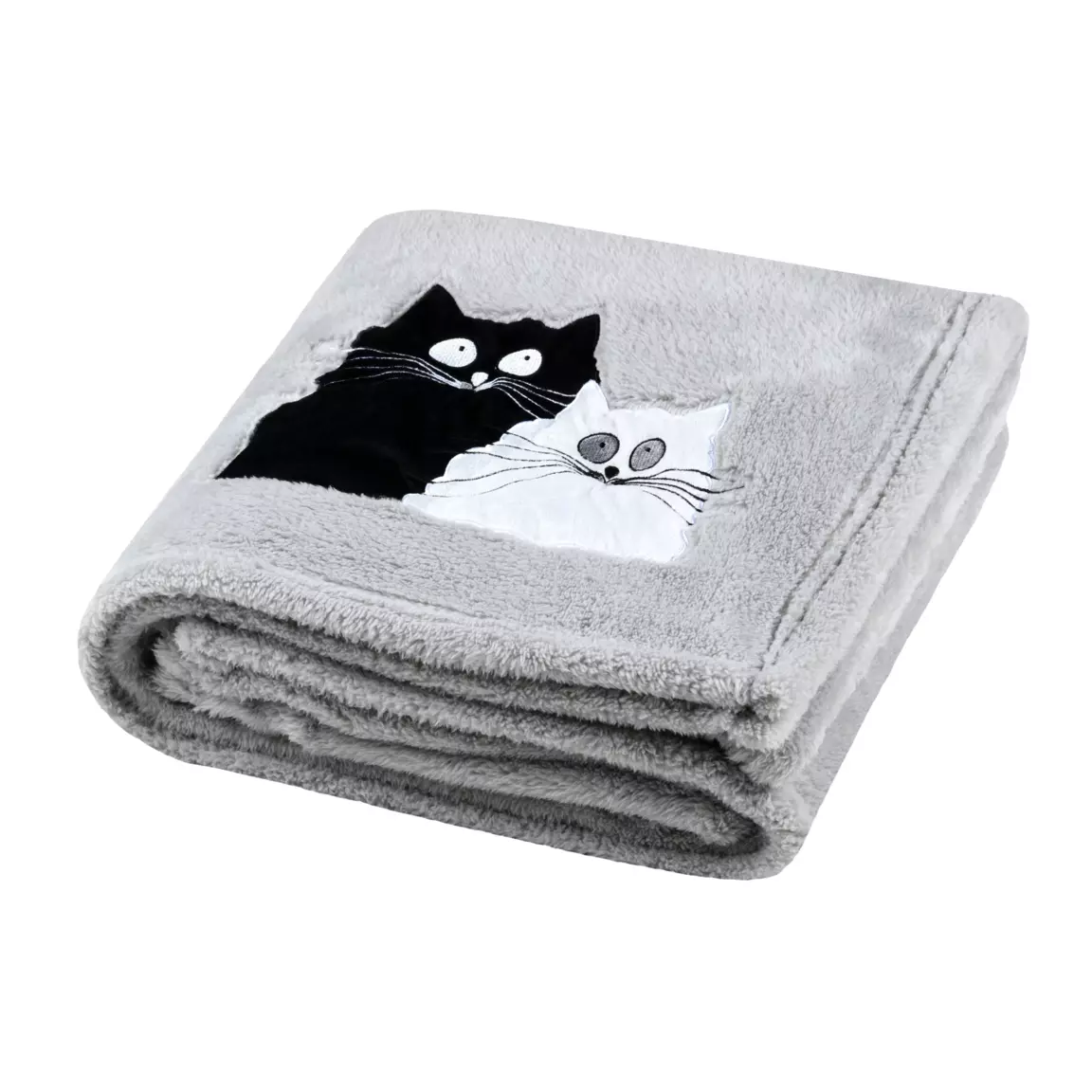 Plaid de Noël (150 cm) Douillet Gris