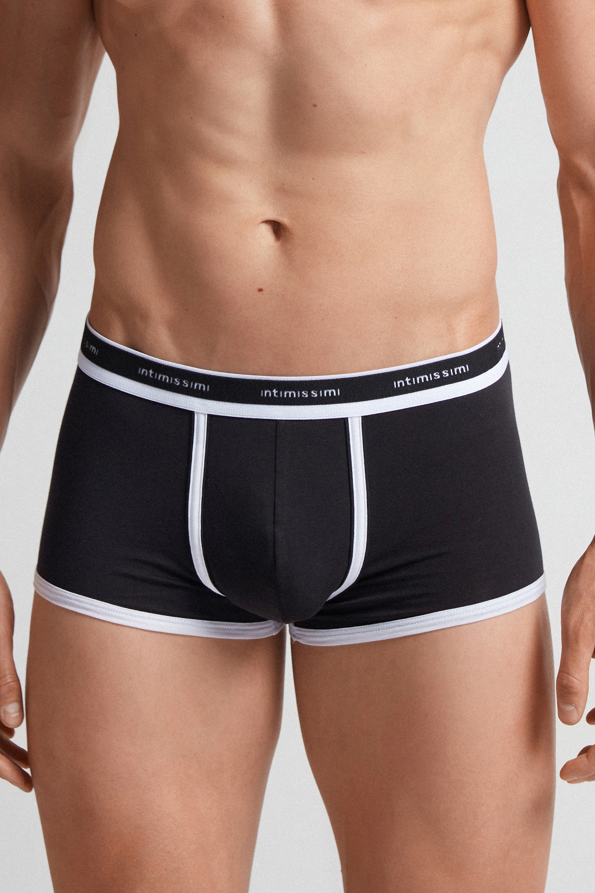 Cuecas boxer Supima® Natural Fresh Cotton com logotipo