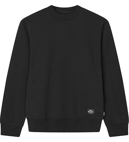 Mads N?rgaard Sweatshirt - Light Terry Solo - Sort