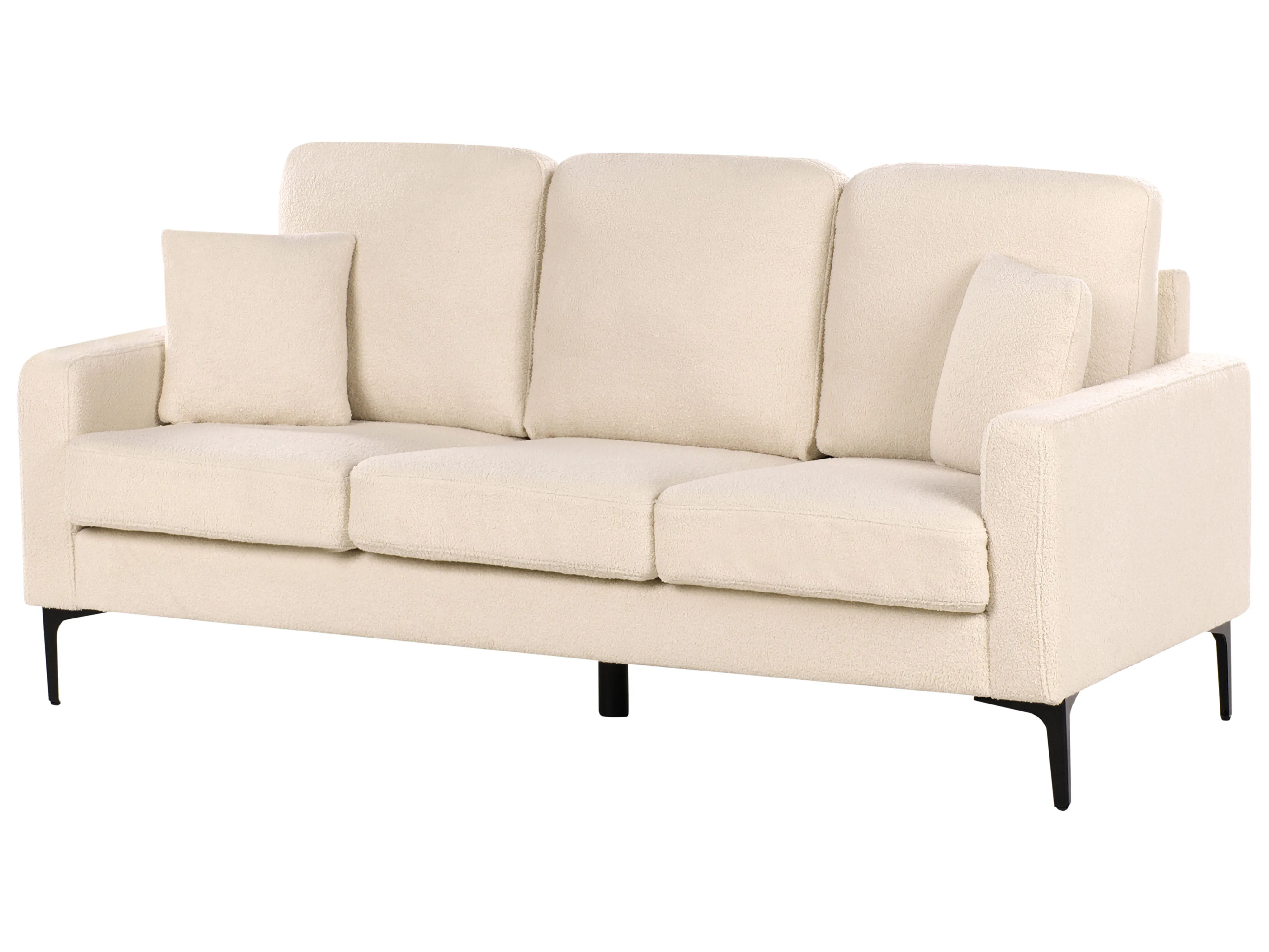 Bank 3-zits GAVLE Bouclé Beige