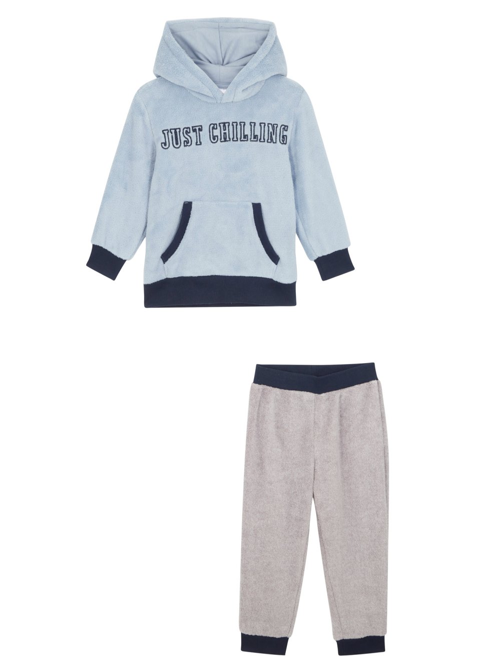 Tenue d'intérieur enfant en polaire peluche (Ens. 2 pces.)