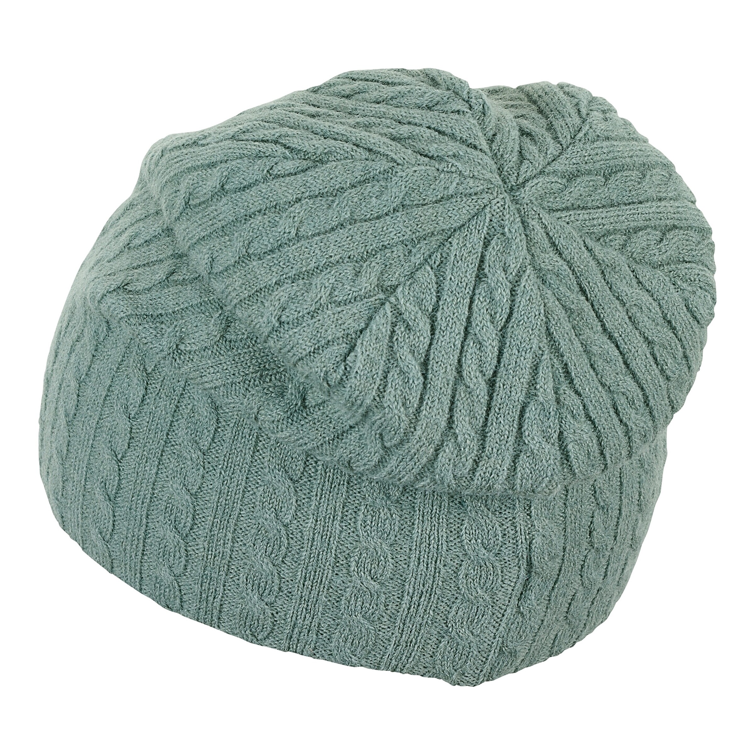 Sterntaler Strick-Beanie grün