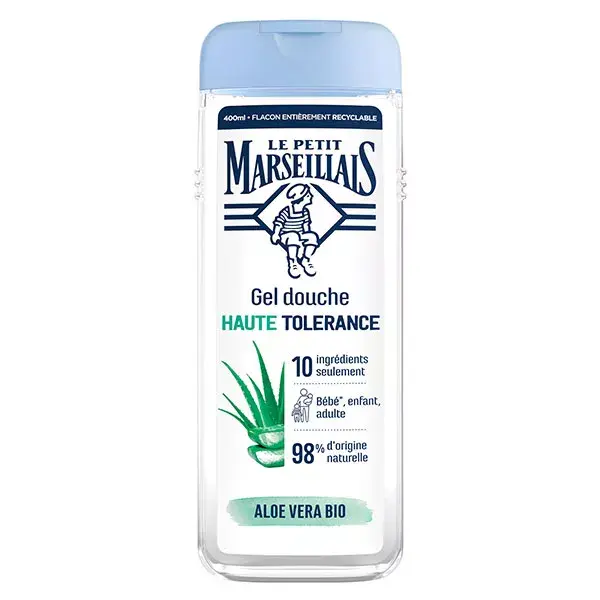 Le Petit Marseillais Douche Gel Hydratant Haute Tolérance Aloe Vera Bio 400ml