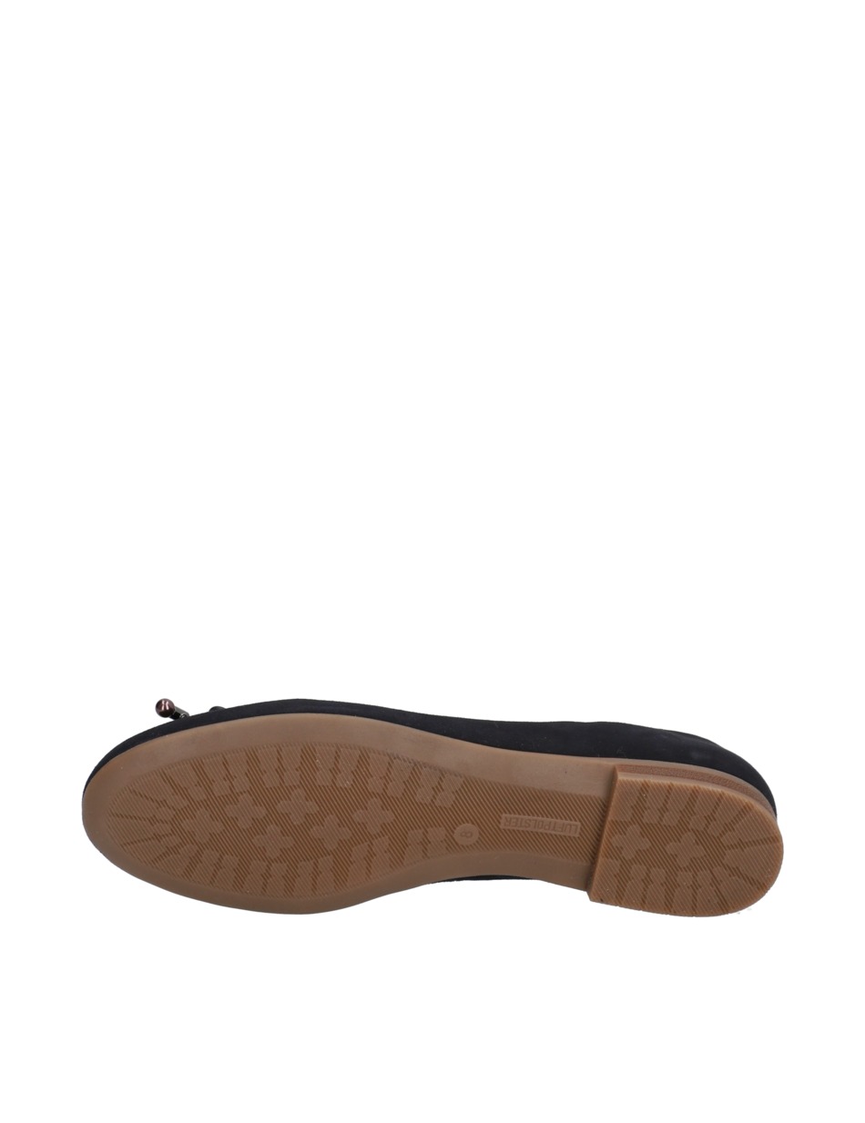 Veloursleder Ballerina