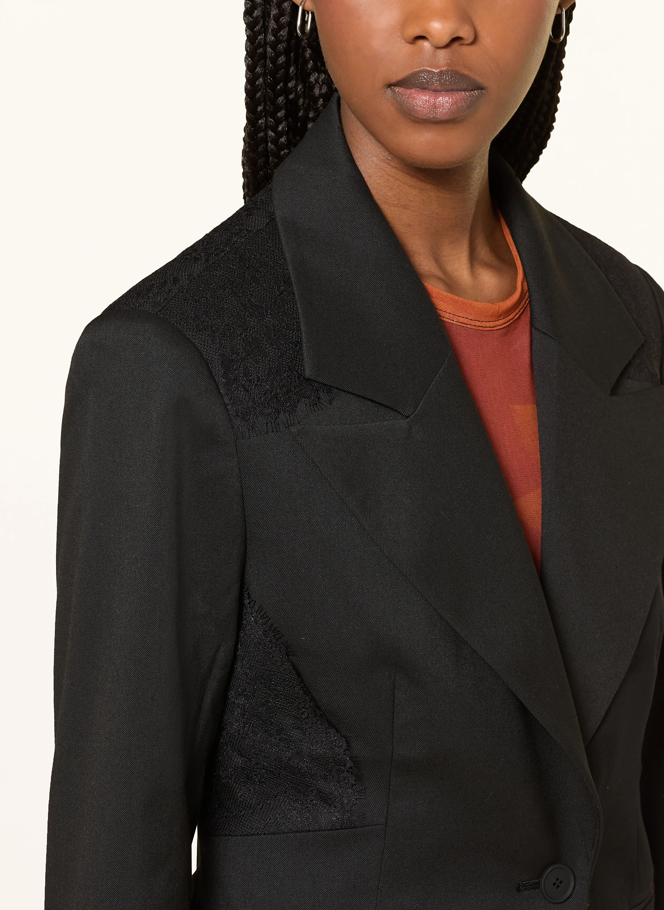 ALLSAINTS Blazer LACEY mit Spitze