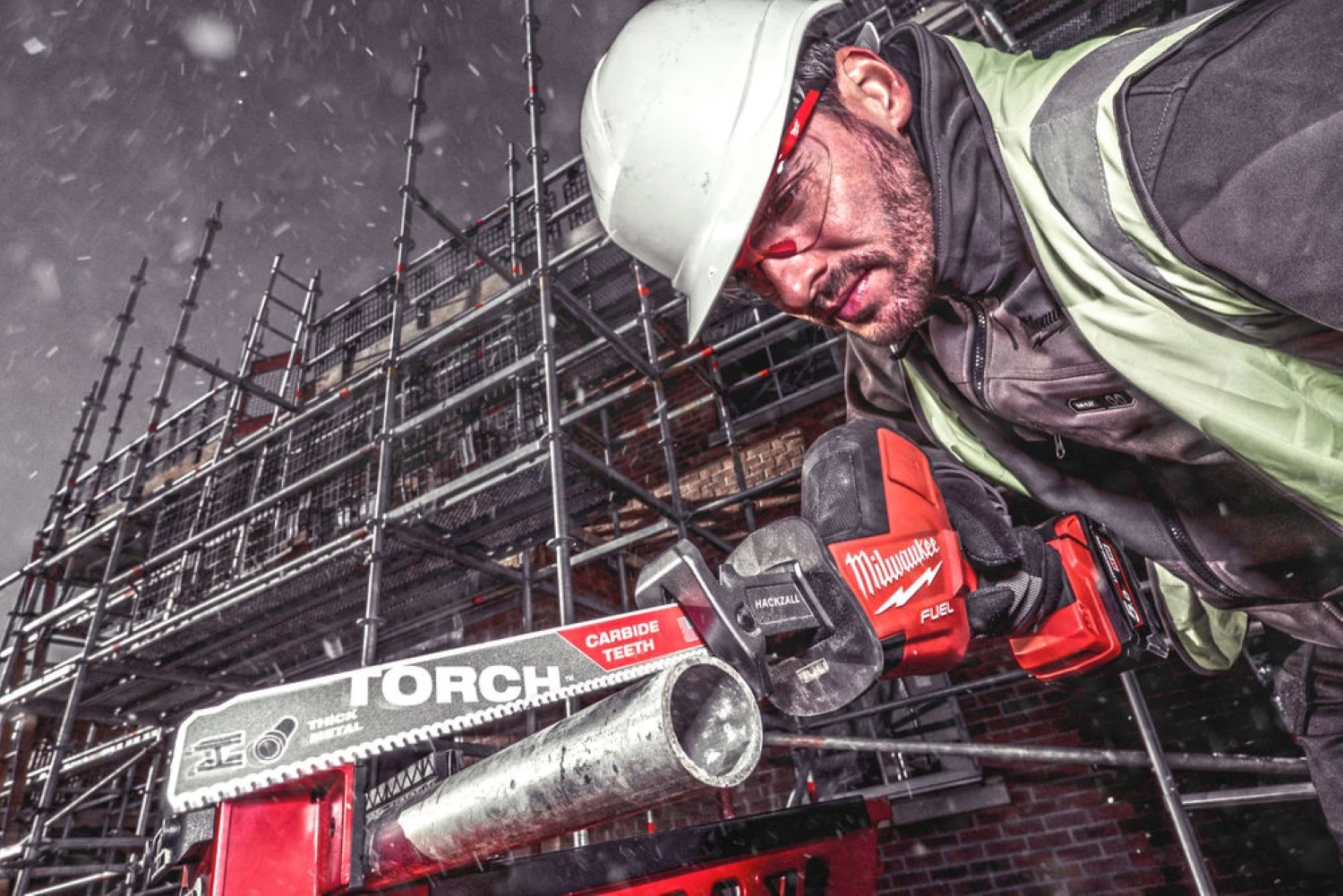 Milwaukee M18 FHZ-502X 18V Li-Ion accu Reciprozaag set (2x 5,0Ah accu) in HD Box - 22mm