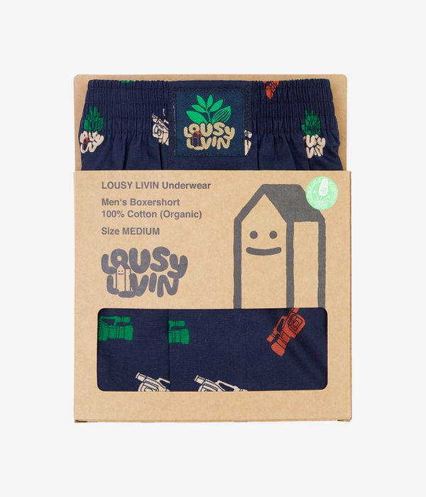 Lousy Livin x Magenta Logo Boxershorts (navy)