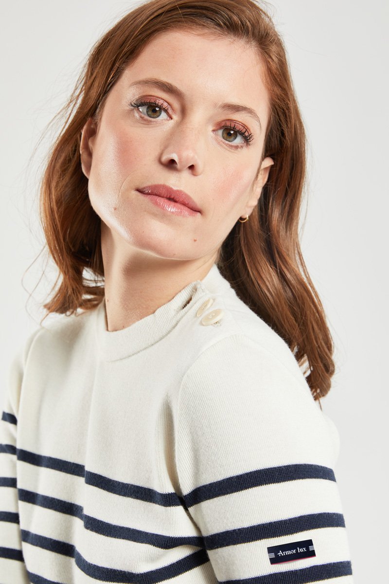 Pull marin rayé 