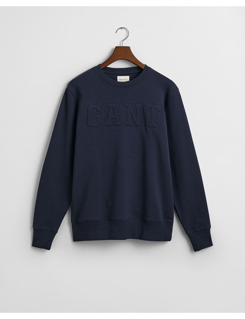 Embroidered Blue Sweatshirt