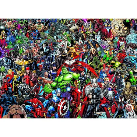 Clementoni Impossible Puzzle - Marvel Universe, 1000 Teile