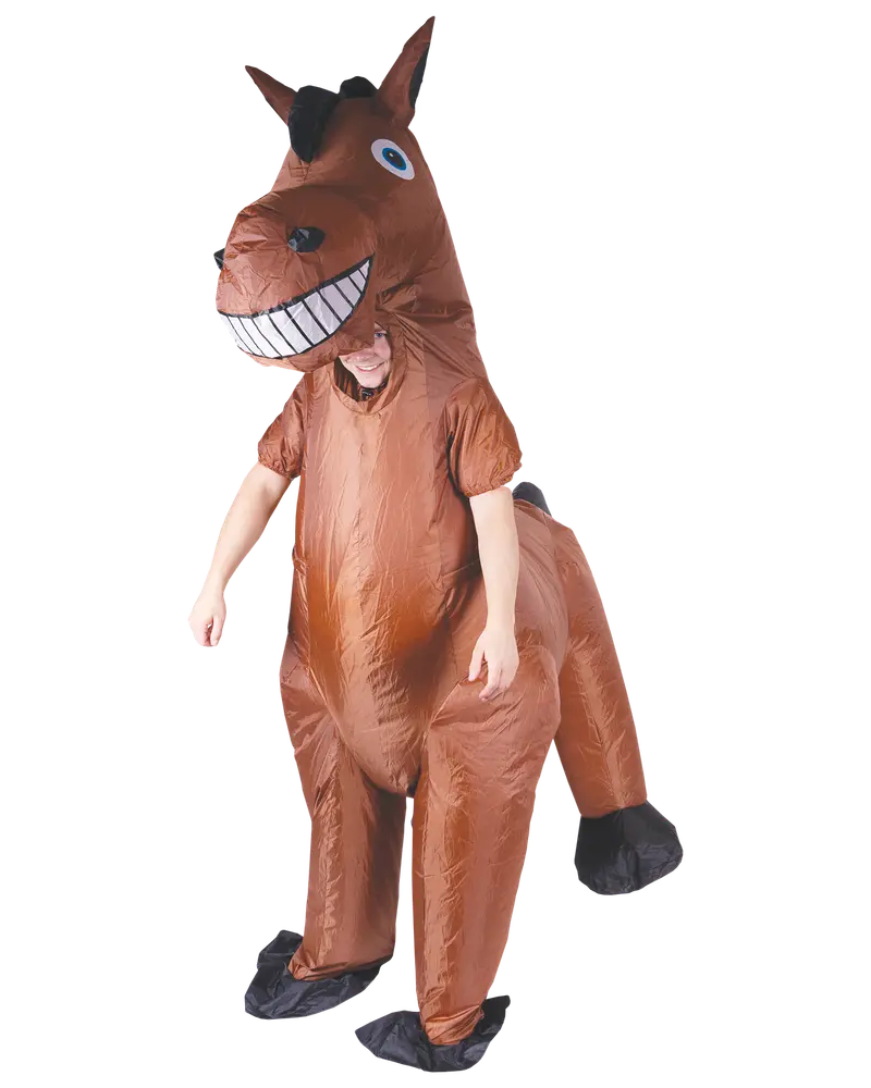 Oppustelig kostume Hest