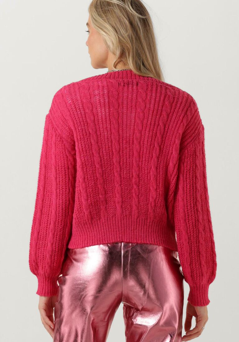YDENCE fuchsia ydence vest cardigan plien