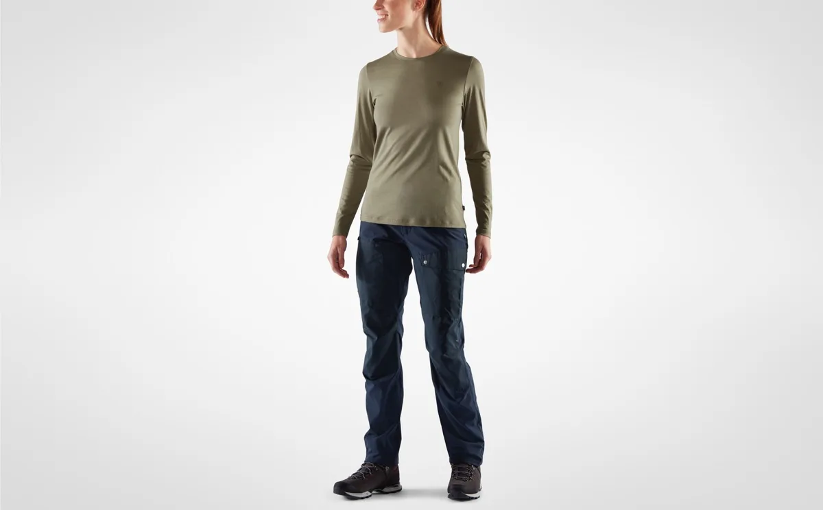 Fjällräven Women's Abisko Wool Ls Black