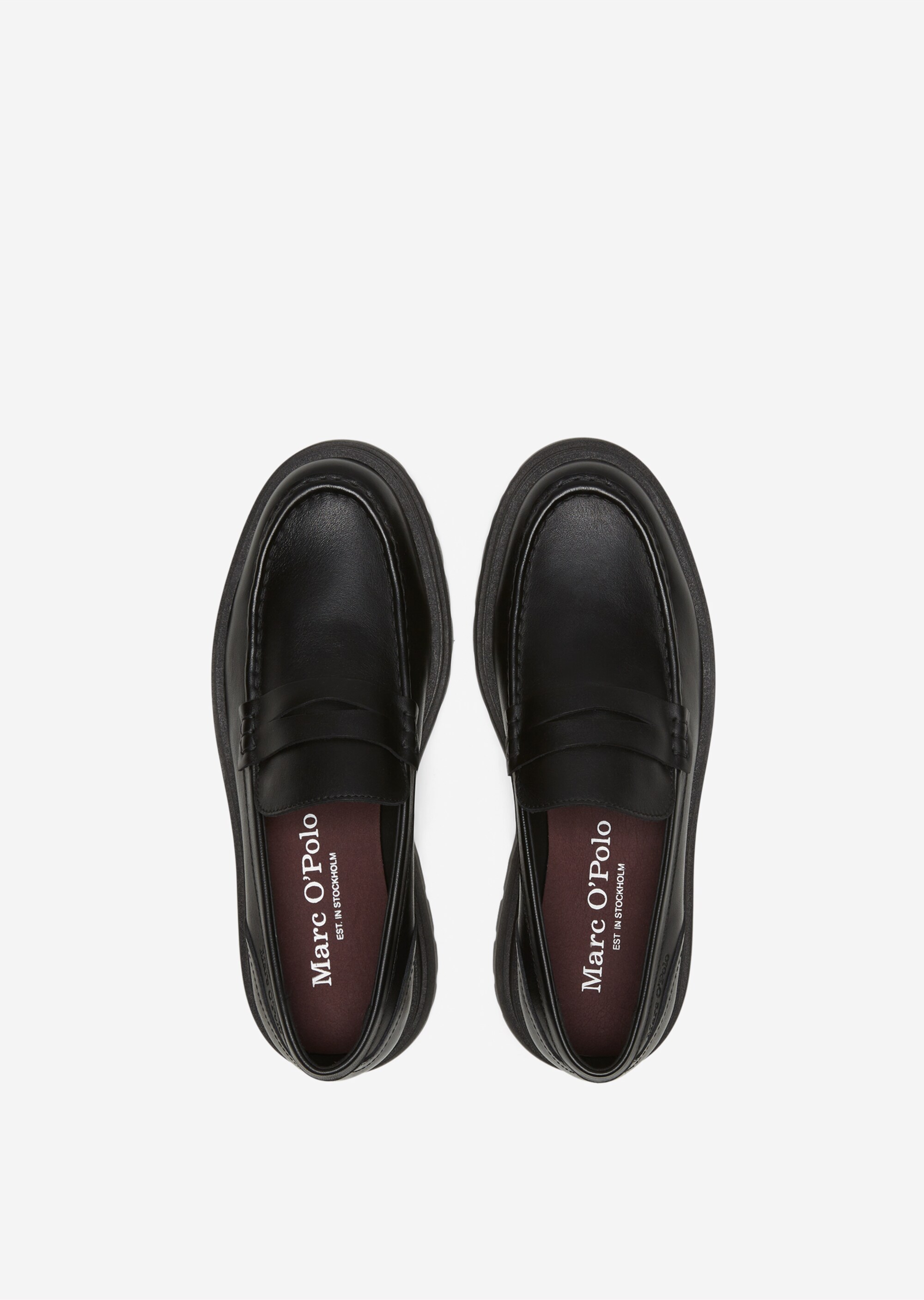 Chunky-Loafer aus edlem Rindleder
