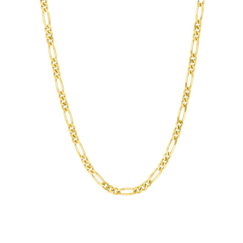Bracelet Mixte 18 cm - Cheval Alterné - Or 18 Carats - Largeur 2 mm