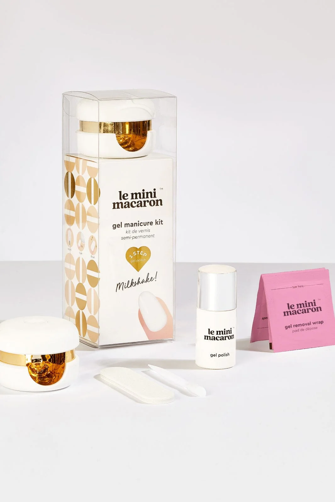 Le Mini Macaron Gel Manicure Kit milkshake