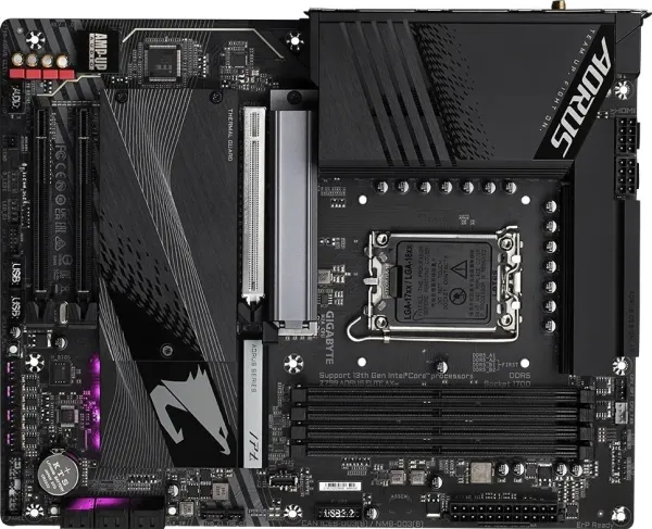 Gigabyte - Bundkort - LGA1700 sokkel - Z790 Chipset - onboard grafik (CPU påkrævet) - HD Audio (8-kanaler)