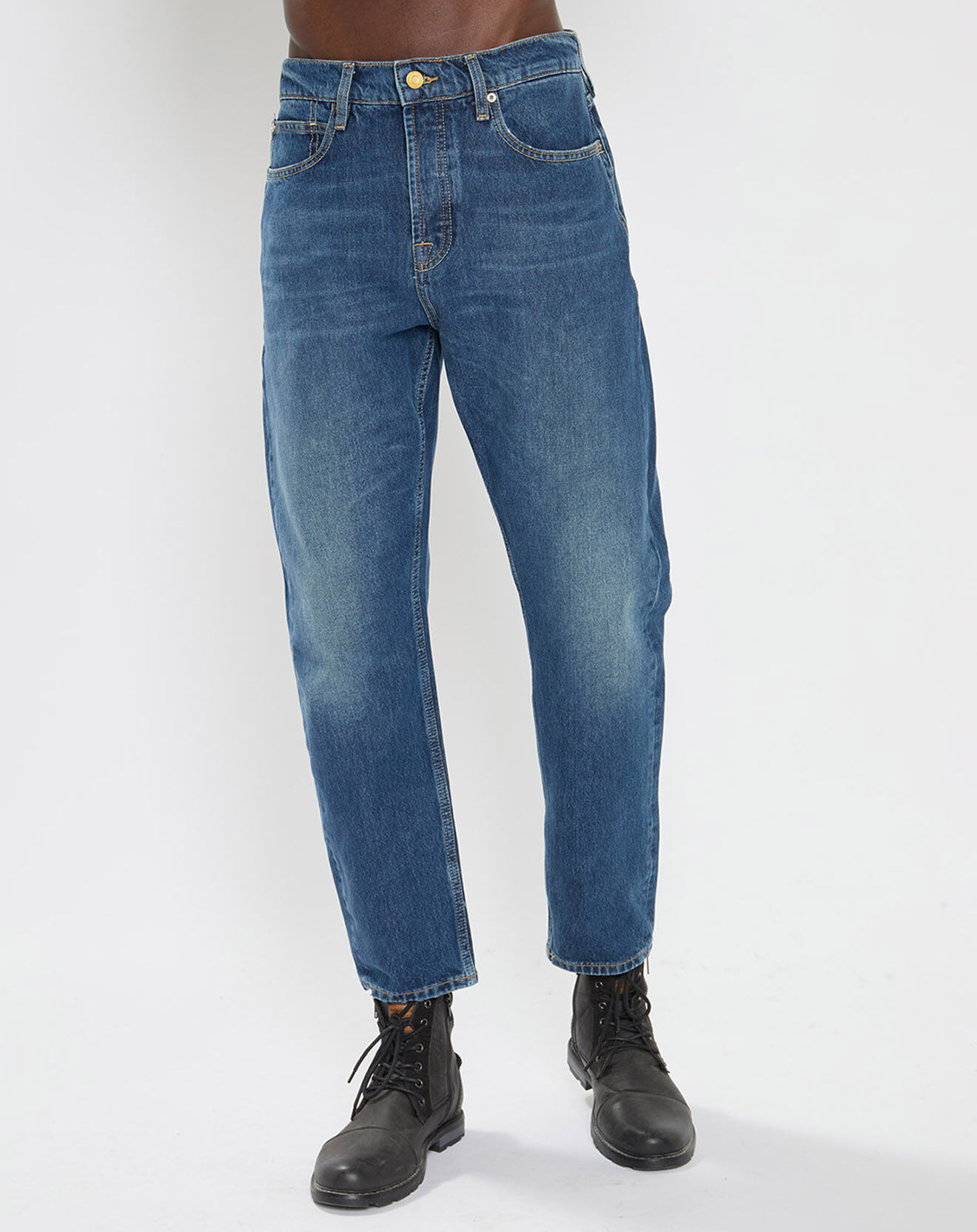 Scotch & Soda Jean Plus - Loos Tapered bleu jean moyen