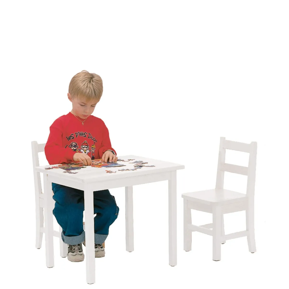 JB Poitras Table et Chaises - Blanc