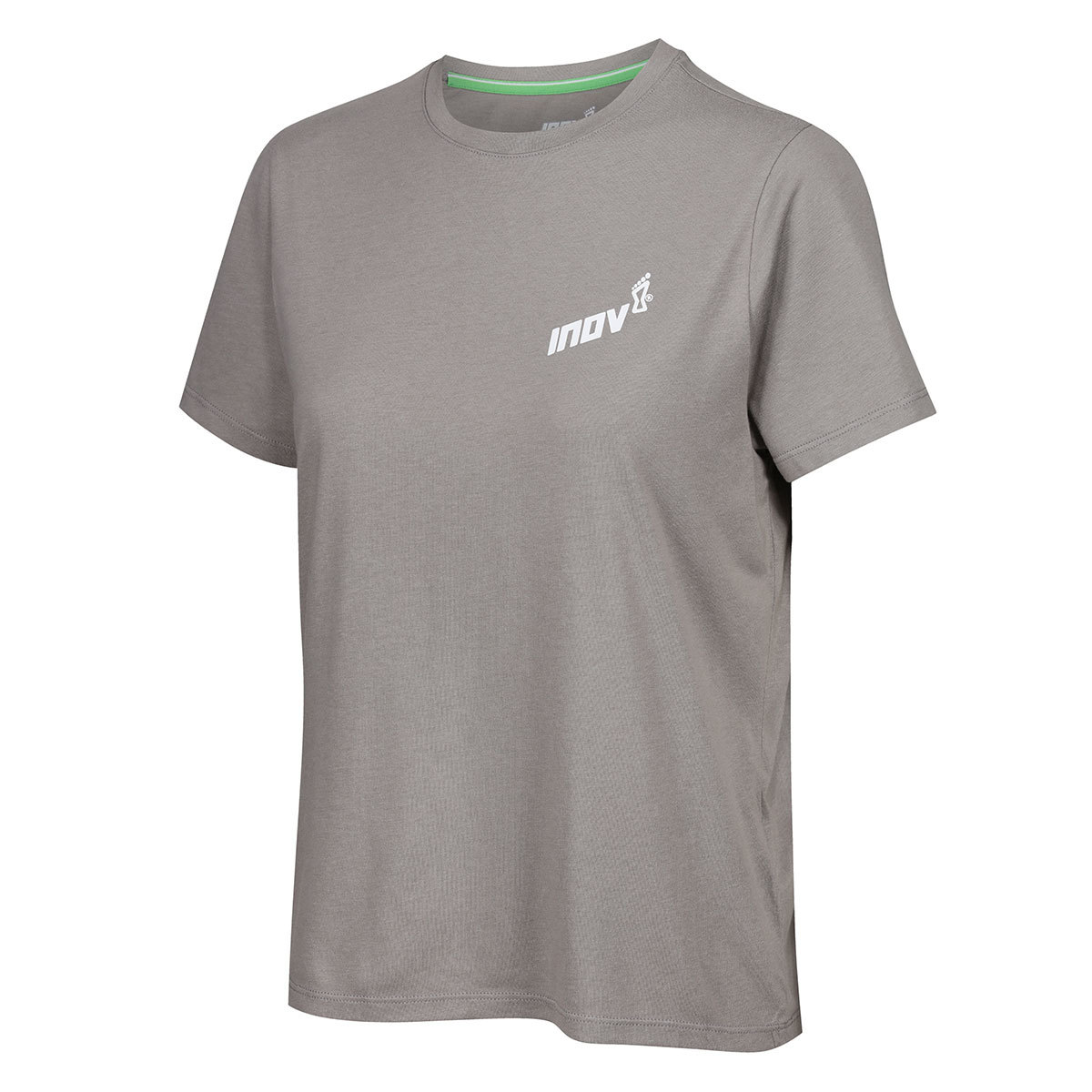 Inov-8 Graphic Tee Hardloopshirt Korte Mouwen Lichtgrijs Dames