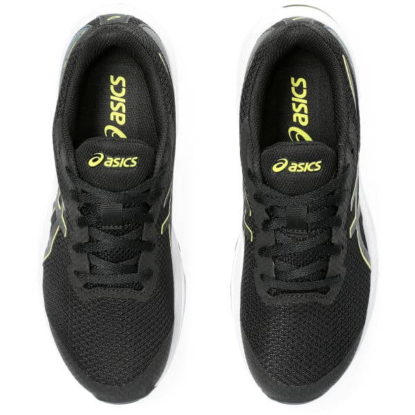 Chaussure running ASICS GT-1000 12 GS BLACK/BRIGHT YELLOW