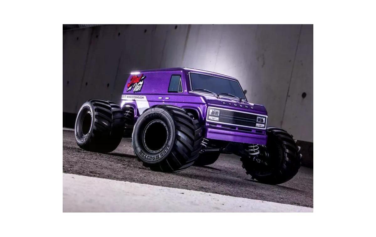 Monster Truck Fazer Mk2 Mad Van 4WD, Violett, ARTR, 1:10<br>4x4 Monster Truck mit US Van Karosserie