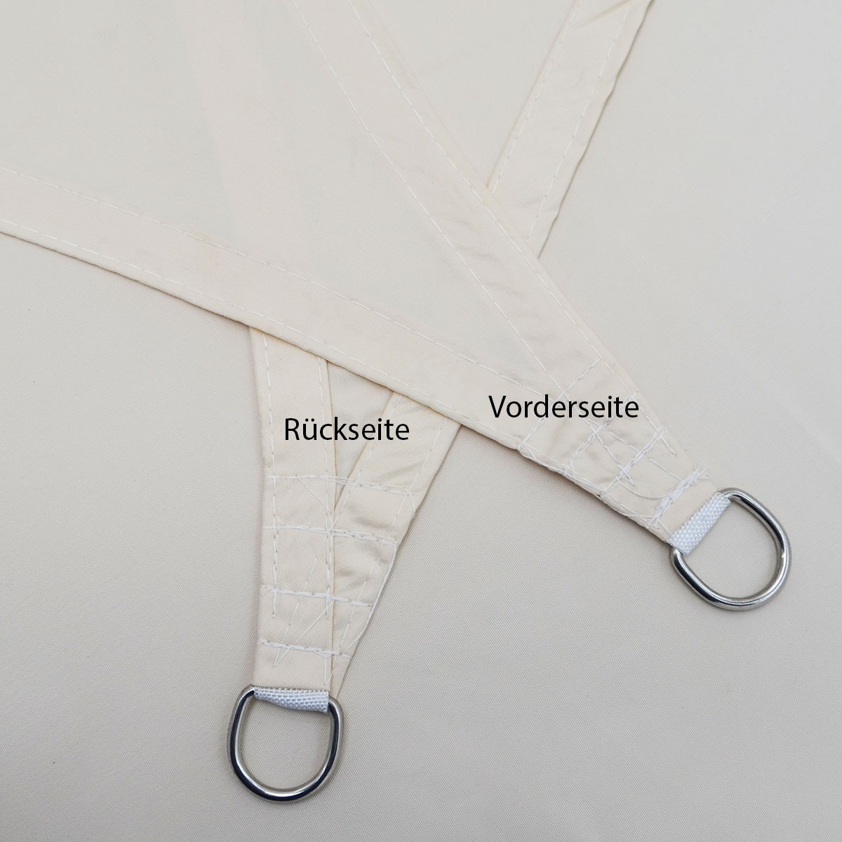 AMANKA 3x5 beige waterafstotende polyester schaduwdoek