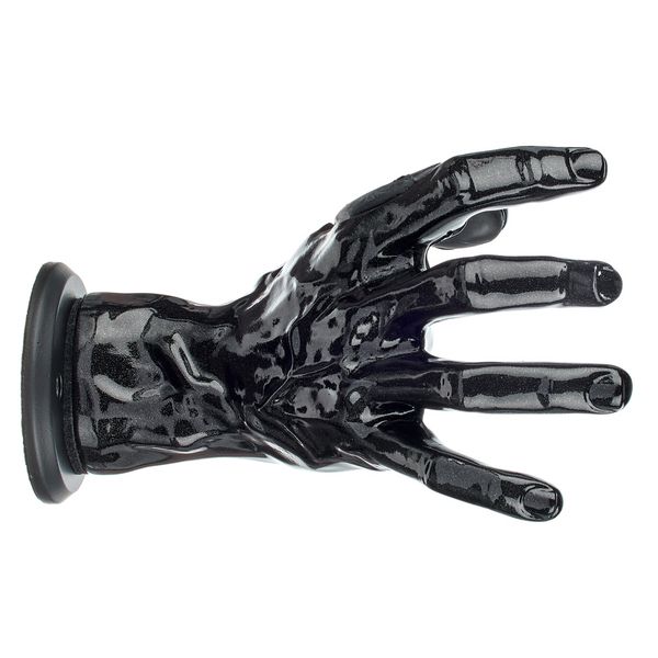 Guitar Grip Male Hand Black Metallic Right
