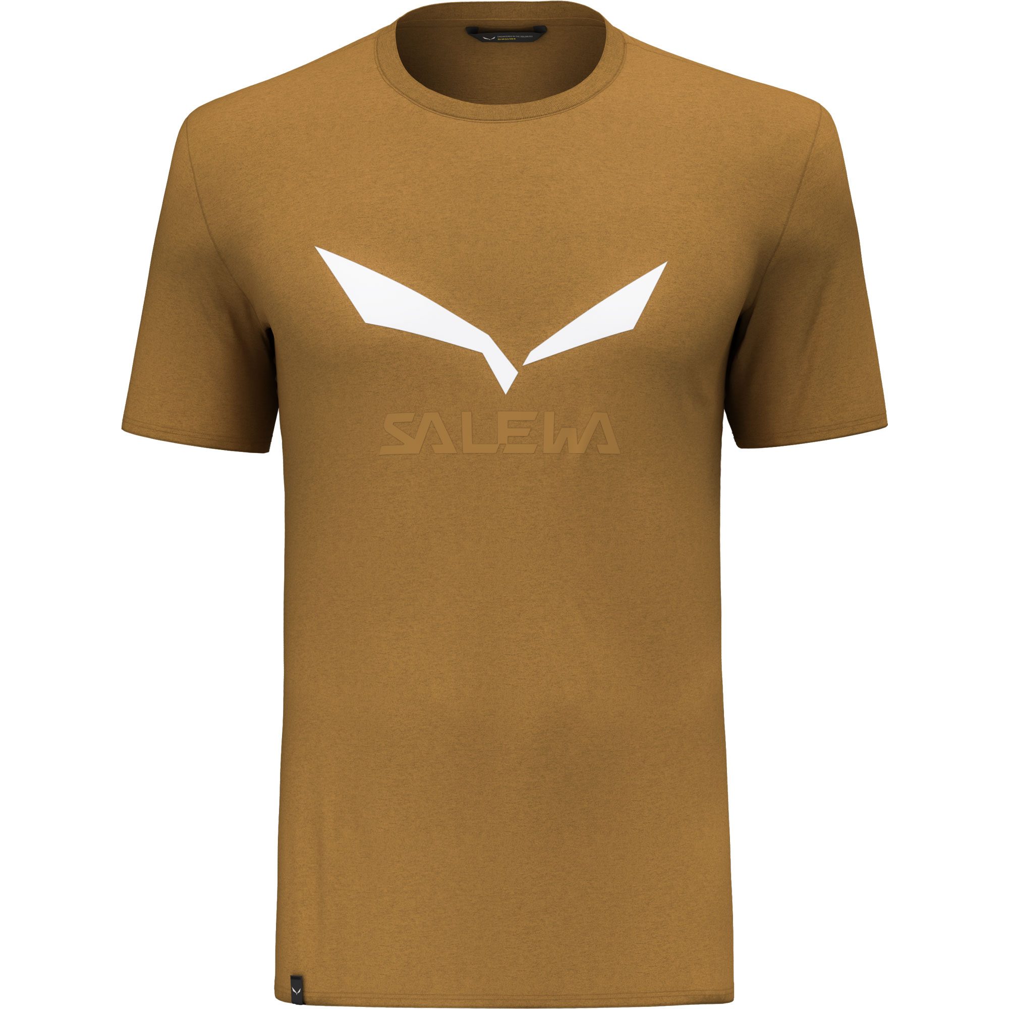 SALEWA Solidlogo Dry T-Shirt Herren golden brown