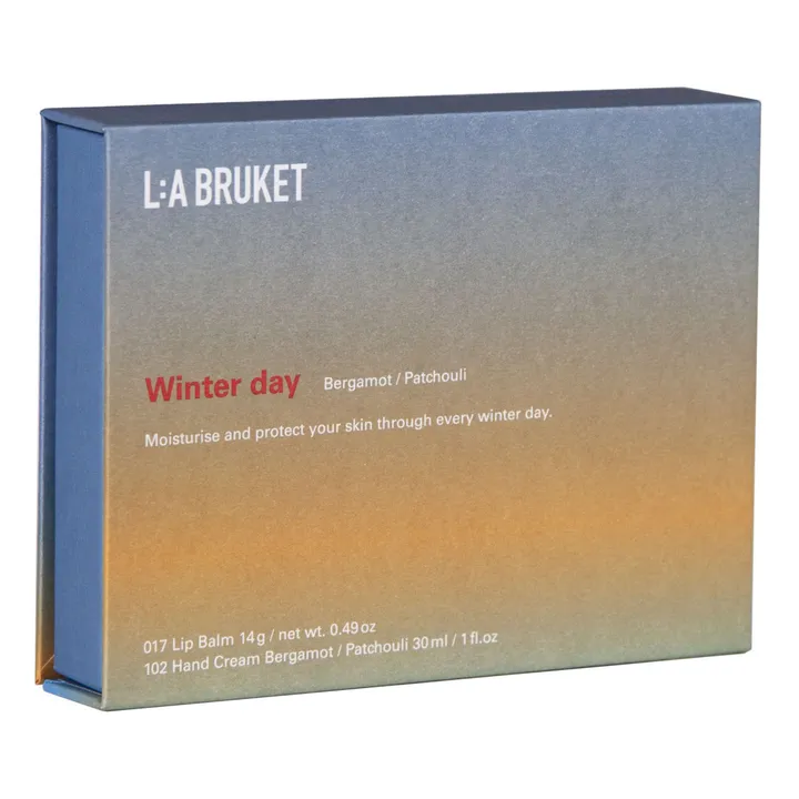 L:A BRUKET Coffret Winter Day duo lèvres & mains 017 & 102