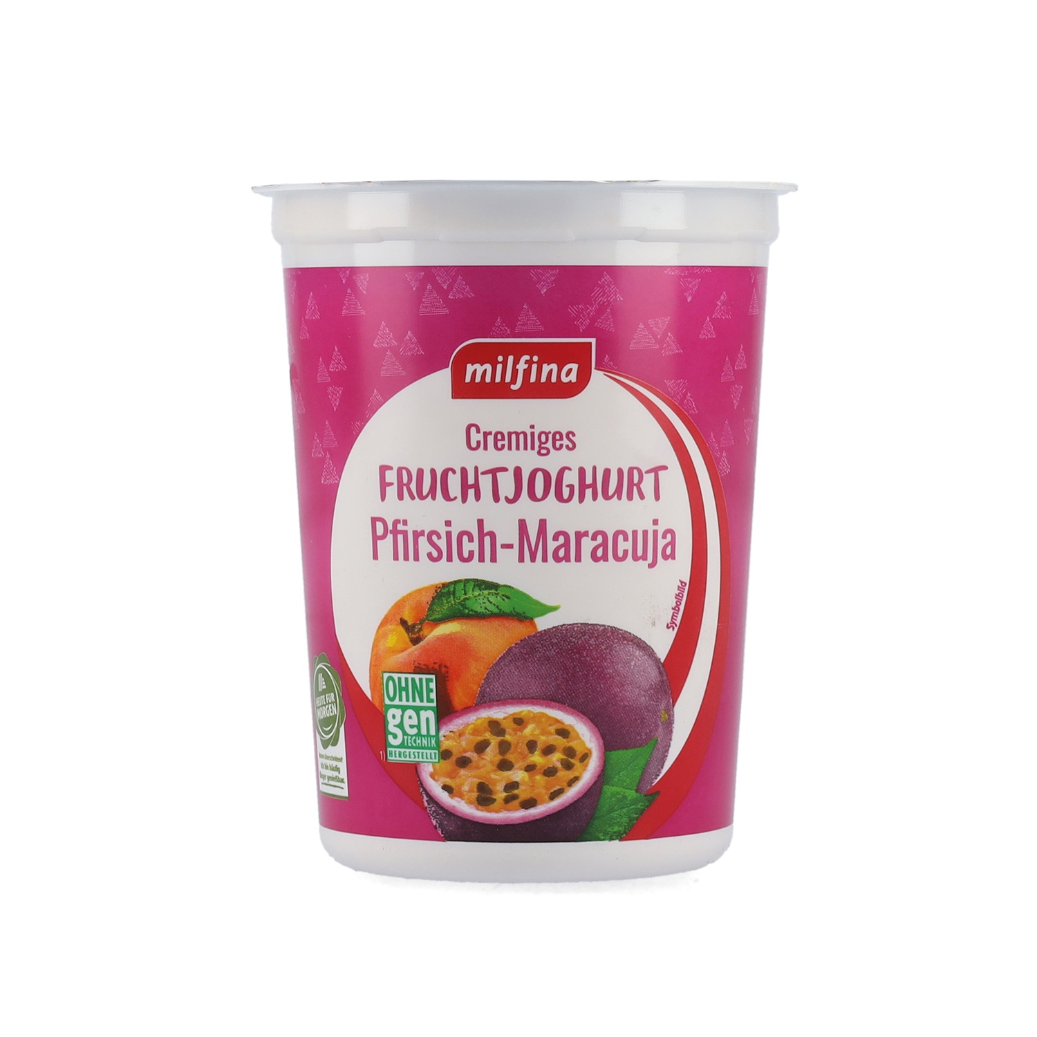 MILFINA Fruchtjoghurt, Pfirsich-Maracuja 500 g