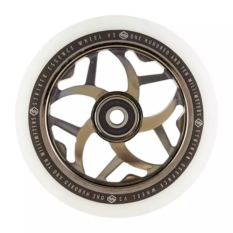 Striker Essence V3 Blanc Roue Trottinette Freestyle Metallic Black 110mm