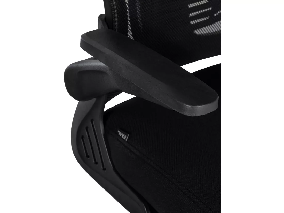 Chaise de bureau - Tissu - Noir - Roseburg