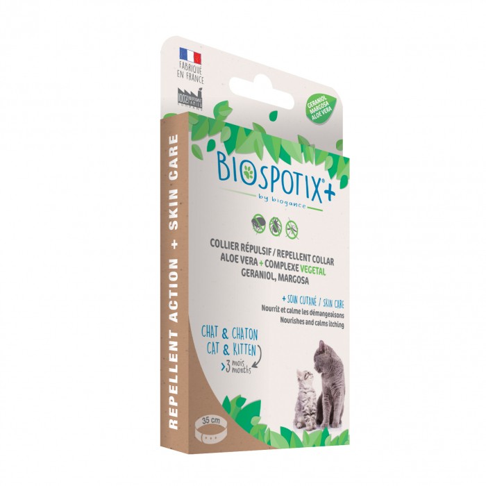 Collier répulsif Biospotix+ pour chat & chaton