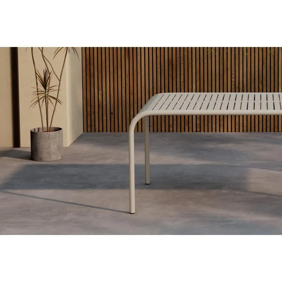 Svea - Elif tuintafel - 200 x 100 cm - beige