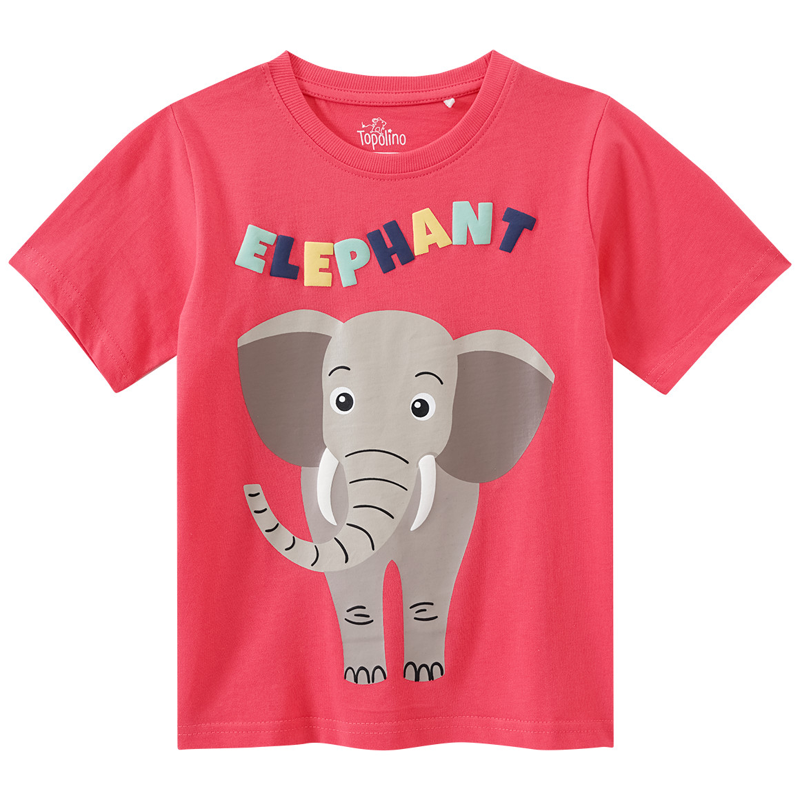 Topolino Kinder T-Shirt mit Elefanten-Motiv rot