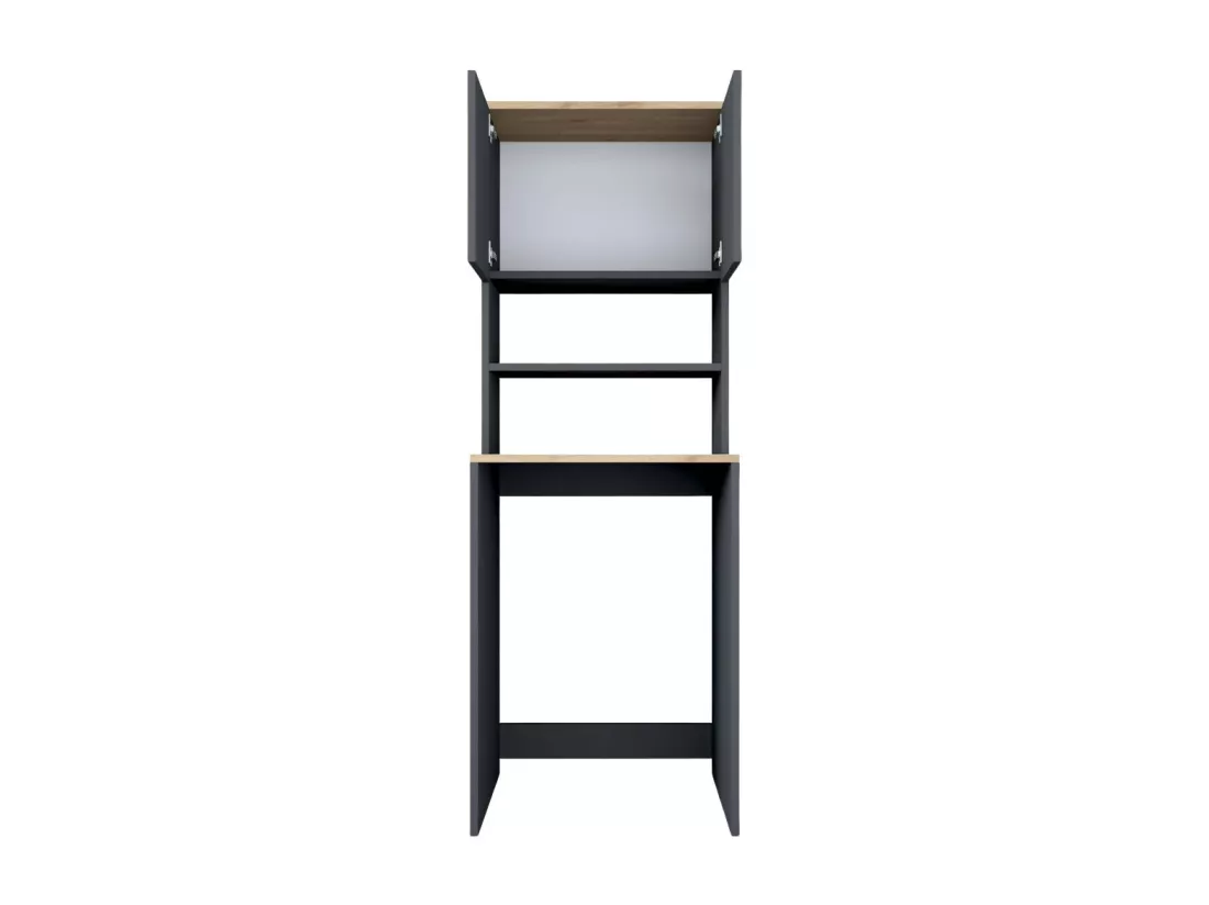 Meuble machine à laver en aggloméré Walnut
